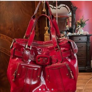 Red purse bag